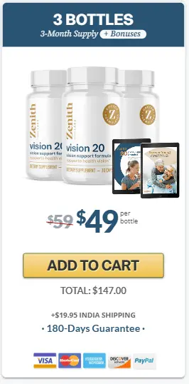 vision 20 3 bottles price